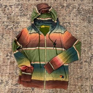 Aviator Nation Full Zip Hoodie, size Small.